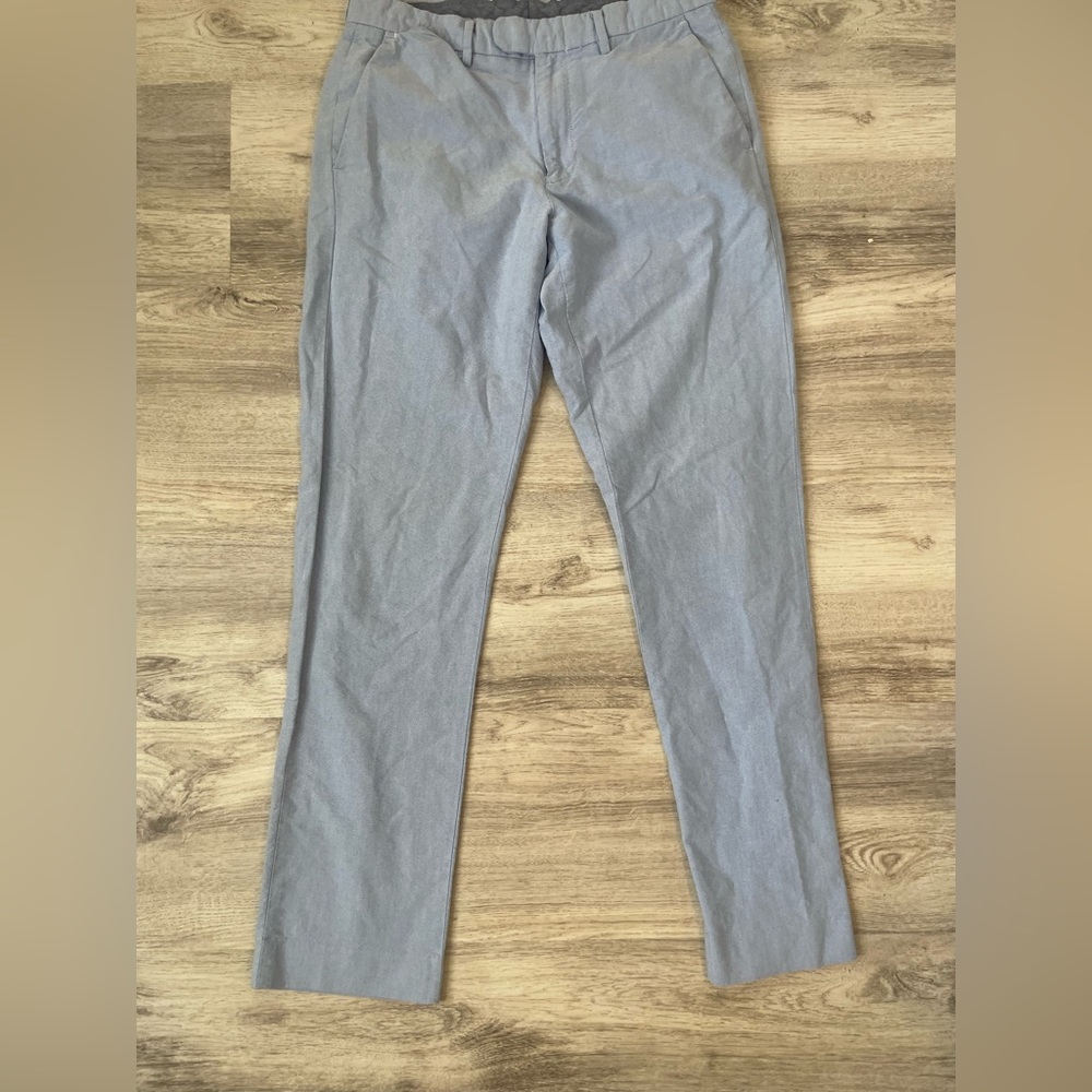 J-Crew Mens Light Blue Bowery Collection Dress Pants